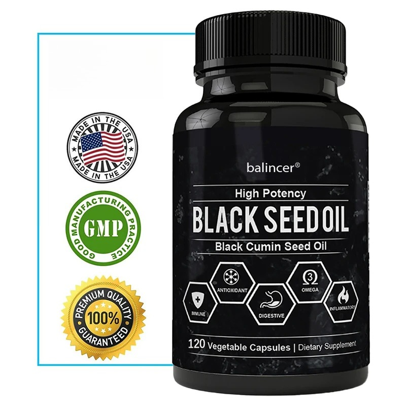 Black Seed Oil Capsule - 블랙 커민 씨 오일-면역, 심혈관, 모발,