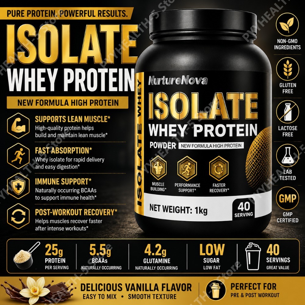 Nutrition For Fitness And Sports - 아이솔레이트 웨이 프로틴 파우더 1kg 고단백