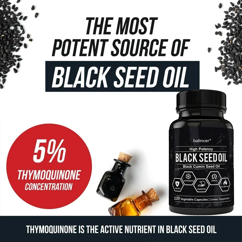 블랙 커민 씨 오일-면역, 심혈관, 모발, 피부, 소화 - Black Seed Oil Capsule 리뷰 및 가격