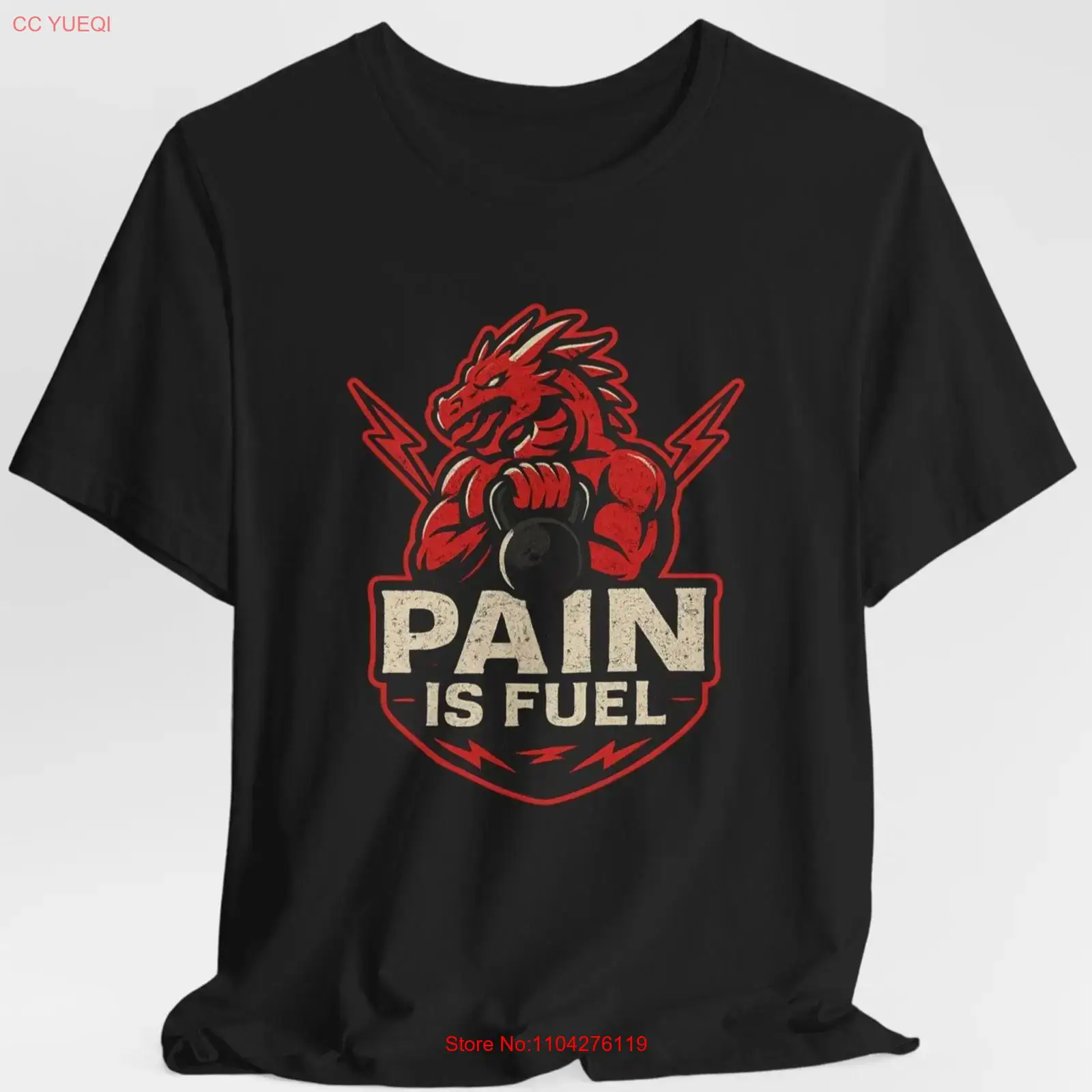 Pain Is Fuel Dragon Gym T 셔츠 동 - Fuel Fitness & Nutrition Oakbank Photos 리뷰 및 가격