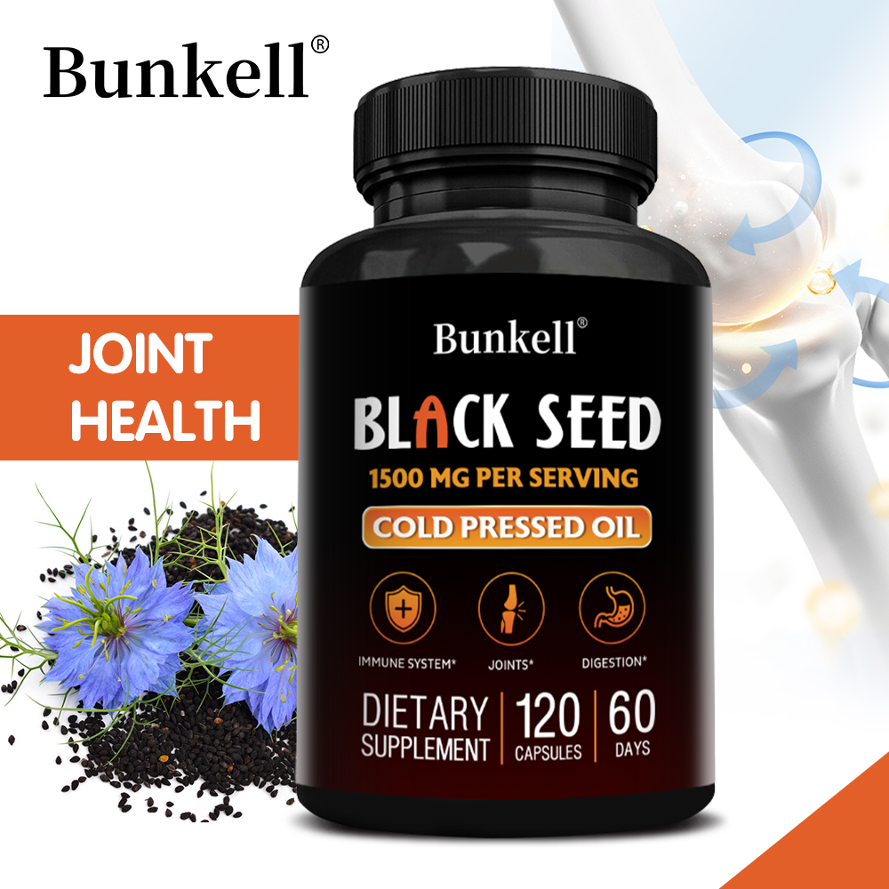 블랙 시드 오일 캡슐 1500mg - 면역력, 항산화, - Black Seed Oil Capsule 리뷰 및 가격