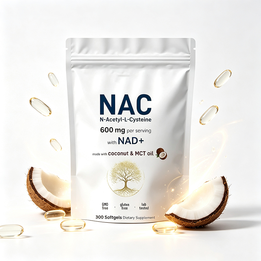 NAC 600mg 소프트젤 (NAD+ 코코넛 MCT 오 - Mct Oil Coconut 리뷰 및 가격