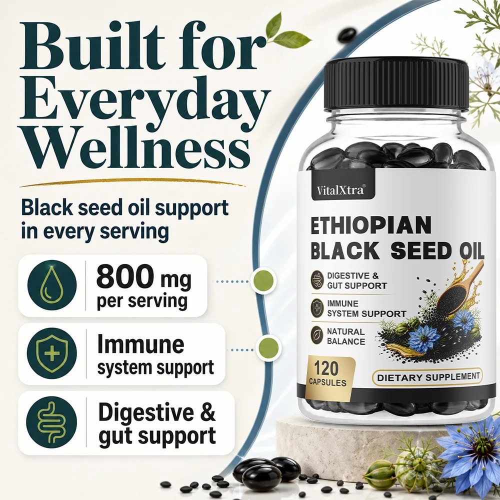 에티오피아 블랙 시드 오일 소프트젤 120정 천연 글루 - Black Seed Oil Capsule 리뷰 및 가격