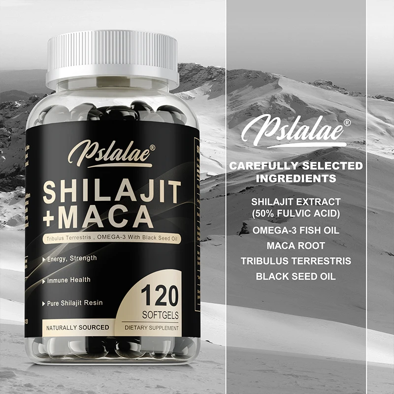 Shilajit + Maca - 에너지와 활력 증가,  - Black Seed Oil Capsule 리뷰 및 가격